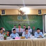 Ketum DPW BKPRMI Jakarta, Nanang Jahidin bersama jajaran, ketika menjadi pengisi di Latihan Manajemen Dakwah, Jakarta Pusat. (Dok. BKPRMI Jakarta